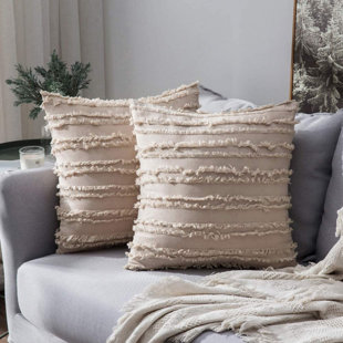 HOUSE OF AVANA Cotton Reversible Pillow Cover