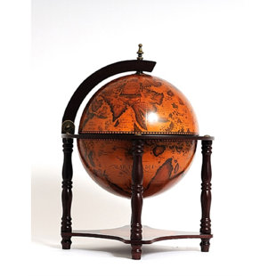 ASTORIA GRAND 22" Old World Nautical Map Globe Mini Bar