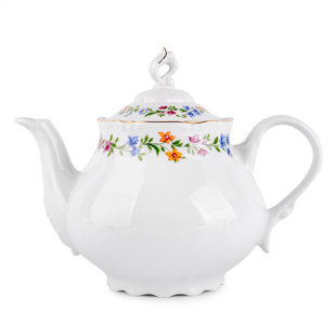 THUN 1794 A.S. Bohemian Porcelain Teapot Wild Flowers