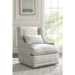 ROBIN BRUCE Lindsay 31 inches Wide Swivel Armchair