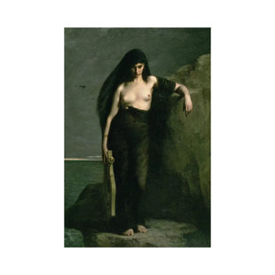 ASTORIA GRAND Sappho, 1877 by Charles Auguste Mengin - Wrapped Canvas Painting