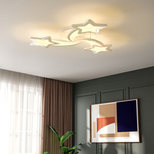 IVY BRONX Childlike Shooting Stars 3-light LED Semi Flush Mount