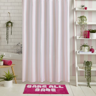 WAYFAIR SAMPLES Stripe Tease Shower Curtain