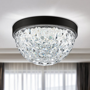 LIGHTNIA Castor Crystal LED Flush Mount