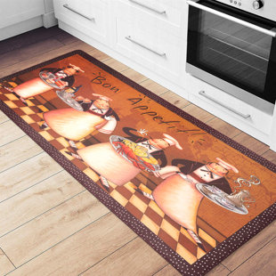 FLEUR DE LIS LIVING Behrendt Bon Apetit Anti-Fatigue Brown/Black/Beige Mat