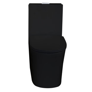 Yingze 1.28 Gallons GPF Elongated Comfort Height Floor Mounted One-Piece Toilet (Seat Included)