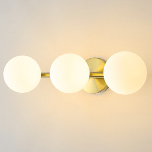 WROUGHT STUDIO™ Darma 3 - Light Dimmable Vanity Light