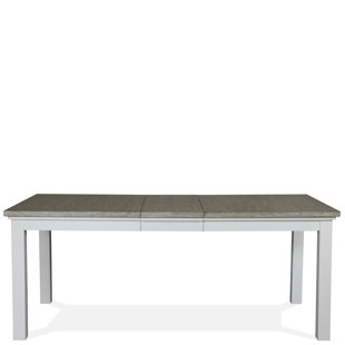 RIVERSIDE FURNITURE Extendable Solid Wood Base Dining Table