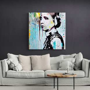 ATX ART GROUP LLC Pricess Leia Nine by Stephen Chambers - Wrapped Canvas Graphic Art