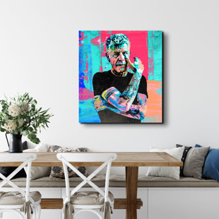 ATX ART GROUP LLC " Anthony Bourdain " by Stephen Chambers