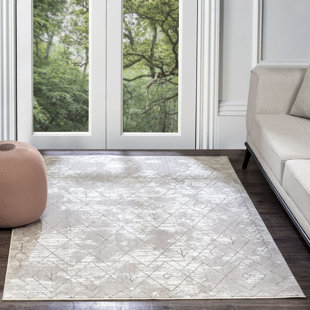 SURYA B.V. Nocibe Abstract Machine Woven Machine Woven / Power Loomed Rectangle: 200cm X 275cm Area Rug