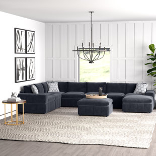 MERCURY ROW® Boutin 9 - Piece Upholstered Sectional