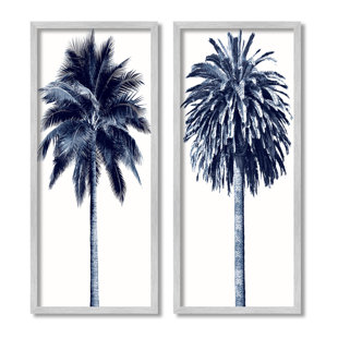 STUPELL INDUSTRIES " Modern Summer Palms Detailed Nature " by Devon Davis 2 - Pieces