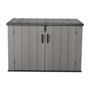 Lifetime 6 Ft. x 3.5 Ft. High-Density Polyethylene (Plastic) Outdoor Storage Shed with Steel-Reinforced Construction