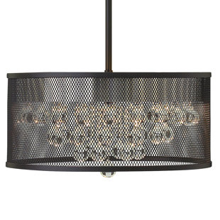 HINKLEY Fiona 4 - Light Unique / Statement Drum Pendant