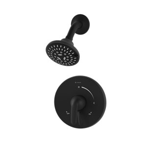SYMMONS Elm Wall Mounted Shower Faucet with Integral Diverter Handle
