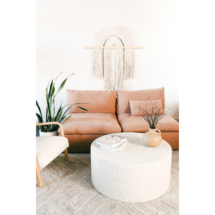 CANDICE LUTER ART + INTERIORS Drumline Solid Wood Coffee Table