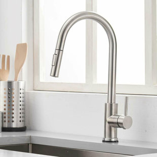ALENARTWATER Touch Sensor Kitchen Faucet with Pull Down Sprayer, Single Handle High Arc Touch Activated Pull Out Kitchen Faucets