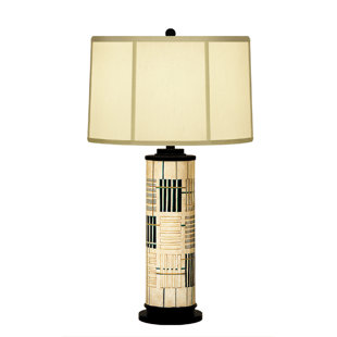 JB HIRSCH HOME DECOR Solid Wood Table Lamp