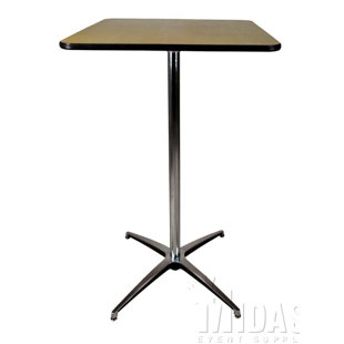 MIDAS EVENT SUPPLY Elite Square 24" L x 24" W Table