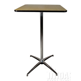 MIDAS EVENT SUPPLY Elite 2 Person 36'' L Extendable Manufactured Wood Dining Table