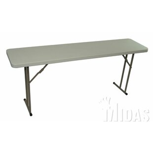 MIDAS EVENT SUPPLY Elite Plastic Rectangular Folding Table