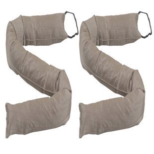 ESS ESS EXPORTS Faux Silk Draft Stopper Fabric Draft Excluder (Set of 2)