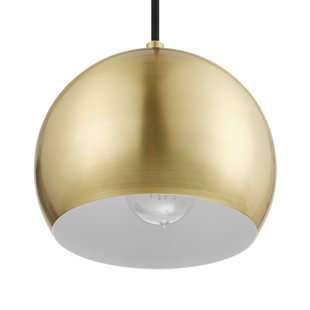 MERCER41 Gwili 1 - Light Gold Single Pendant