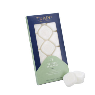 TRAPP FRAGRANCES No. 73 Vetiver Seagrass Scented Wax Melt Candle