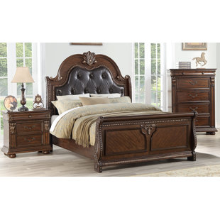 F&L HOMES STUDIO King Upholstered Standard 3 Piece Bedroom Set