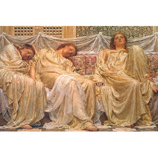 BUYENLARGE " Dreamers " by Albert Joseph Moore