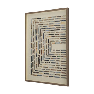 EVERLY QUINN Stone Trails - Agate II - Picture Frame Graphic Art