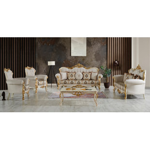 HOMEDORA Classic Comfort 5 -Piece Living Room Set