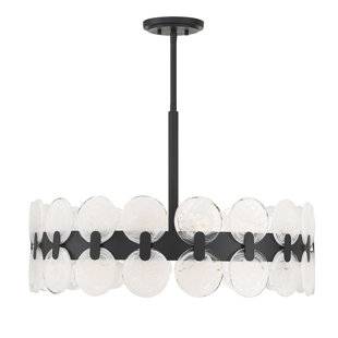 SAVOY HOUSE Boca 6-Light Chandelier in Matte Black