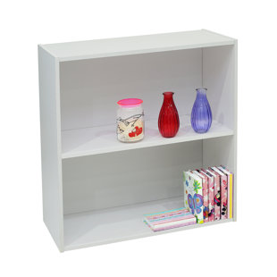 INROOM DESIGNS 2-Tier Shelf Bookcase Storage Organizer