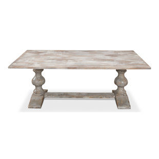 SARREID LTD Lionisio Solid Wood Base Dining Table