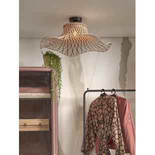 GOOD&MOJO Wood Semi Flush Mount