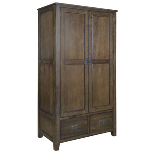 CRAFTERS AND WEAVERS Solid Wood Armoire