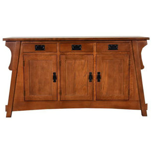 CRAFTERS AND WEAVERS 55'' Solid Wood Console Table