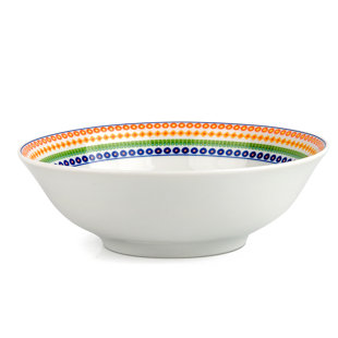 THUN 1794 A.S. Antique Mosaic Bohemian Porcelain Salad Bowl 6''