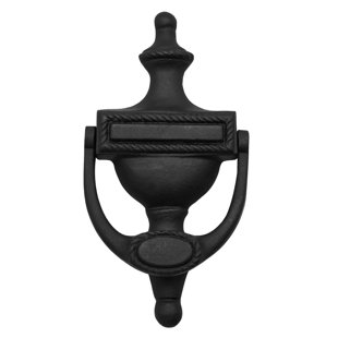 MYSTIC COLONIAL HARDWARE Sakega Traditional Roped Classic Front Door Knocker Decorative Vintage Solid Antique Entry Door Knocker