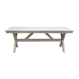 OUTSY Santino Rectangular 82.68'' L x 35.43'' W Outdoor Dining Table