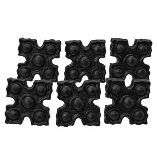 MYSTIC COLONIAL HARDWARE SOLID CAST IRON Victorian, Colonial, Retro, Steampunck, Gothic, Baroque Medieval (Set of 6)