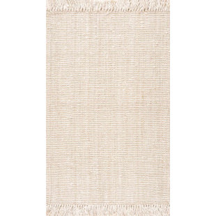 HAUTELOOM Moncton Handmade Jute/Sisal Beige Area Rug