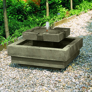 CAMPANIA INTERNATIONAL Escala Weather Resistant Floor Fountain