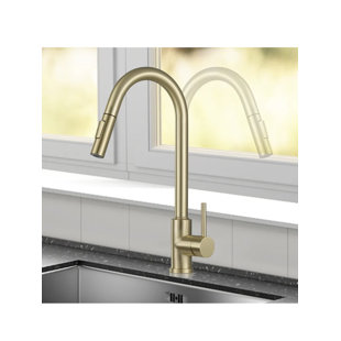 AVAMALIS Pull down Touch Single Handle Kitchen Faucet with Accessories