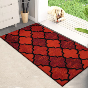 BEACHSIDE HOME DECORE LTD Runner Striped Machine Woven Red Area Rug