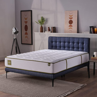 DOQU HOME CBD Hybrid Mattress 12" | Comfort Zone Foams | CBD Hemp Oil Infused Cover | Bed-in-a-Box