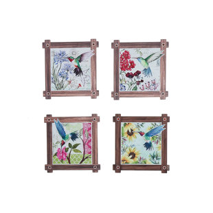 IH CASADÉCOR Ih Casadecor Ceramic Square 4 Piece Trivet Set (Set of 4)