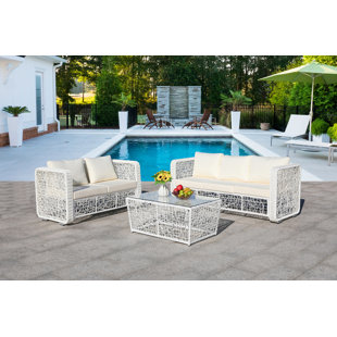 AINE HOME 6 - Person Outdoor Seating Group with Cushions